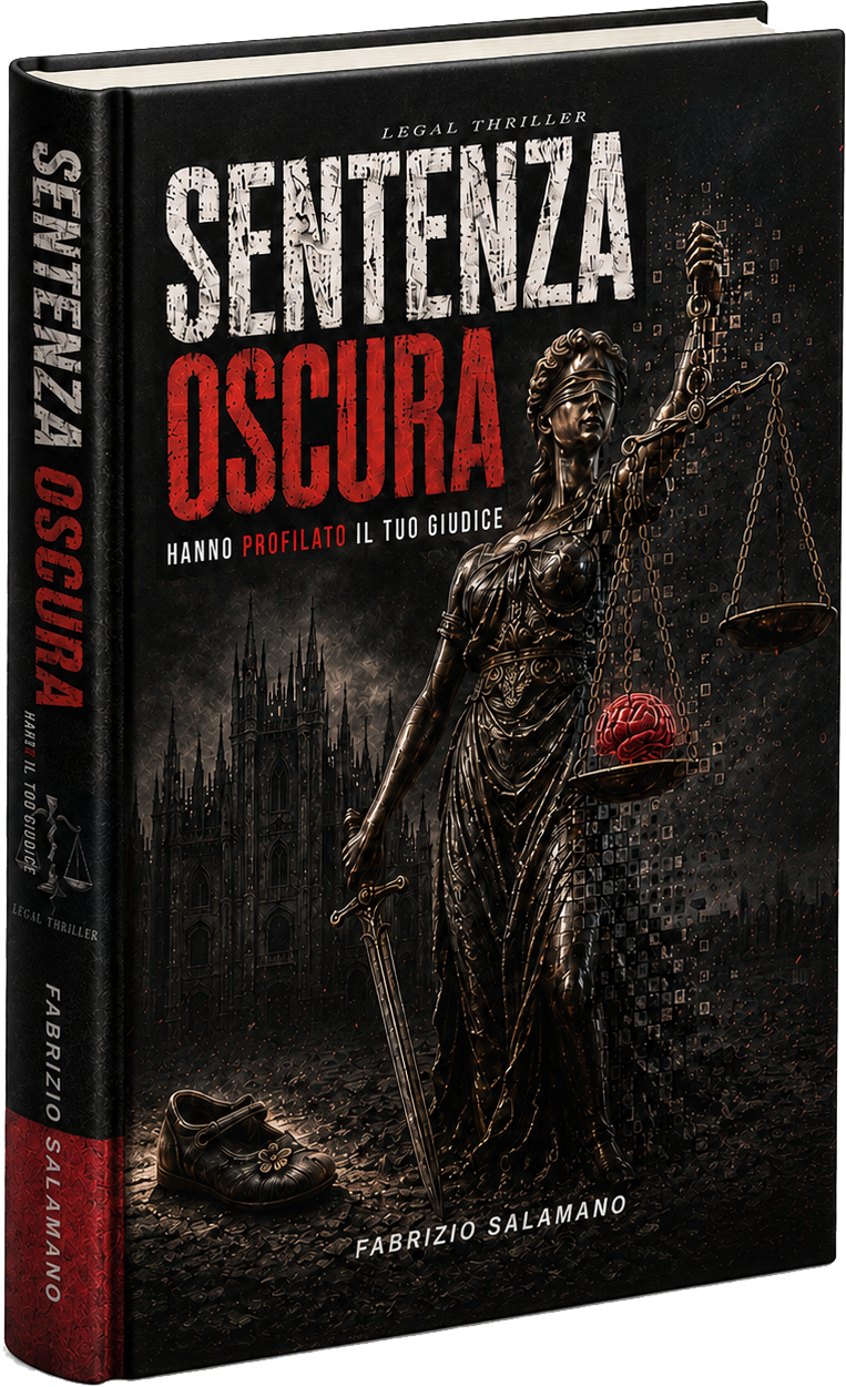 Copertina del libro Sentenza Oscura di Fabrizio Salamano